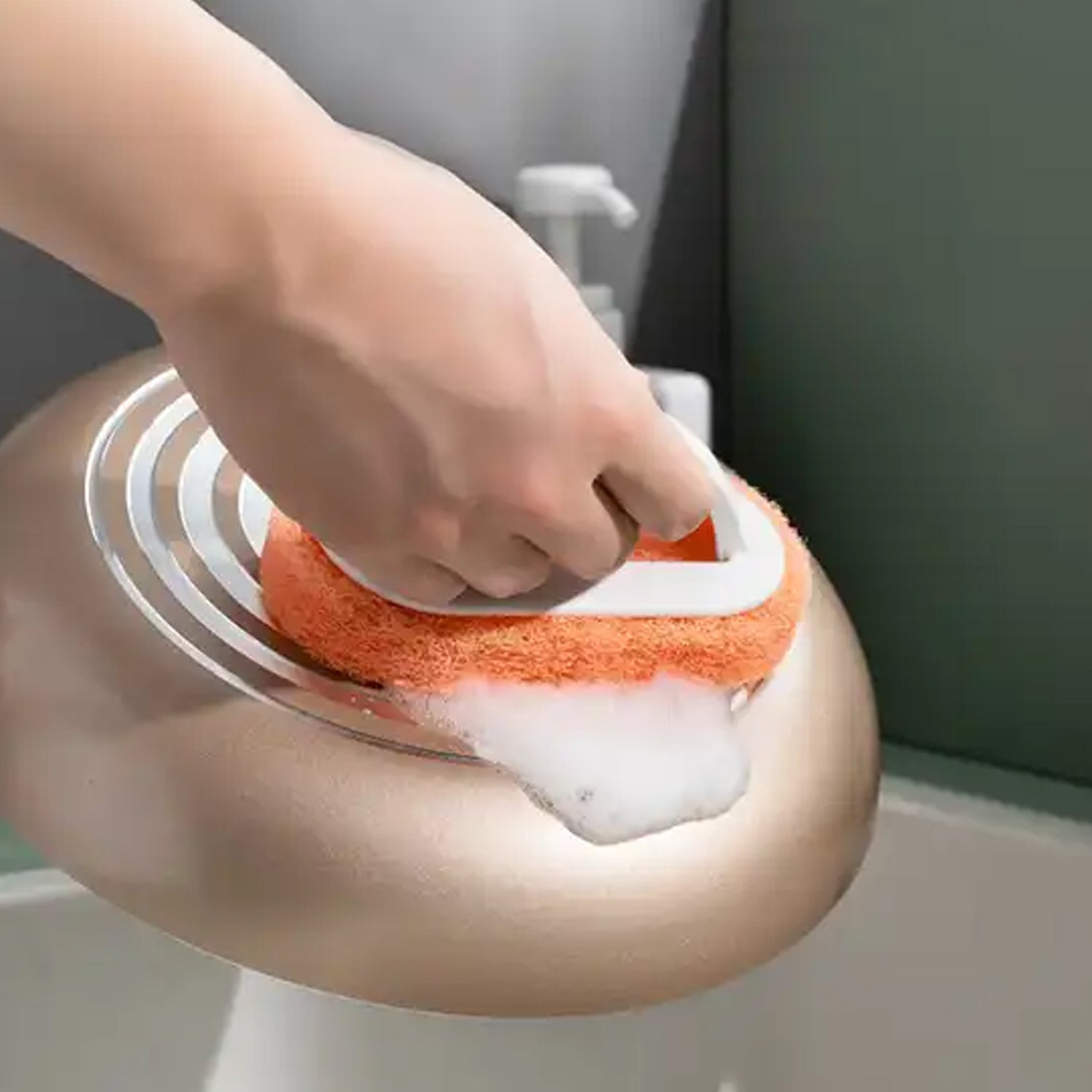 Kitchen sink brush with handle, effective for cleaning Kitchen sink brush with handle, effective for cleaning